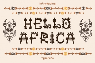 African + bonus Font Download