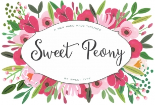 Sweet Peony Font Download