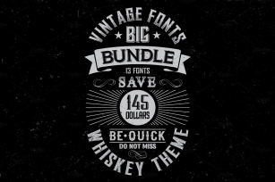 Whiskey BIG Bundle Font Download