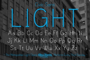 Civic Sans Light Font Download