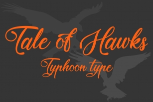 Tale of Hawks font Font Download