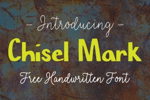 Chisel Mark Font Download