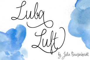 Luba Luft Bold Font Download