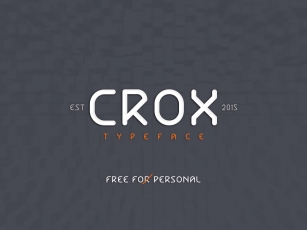 CROX Typeface Font Download