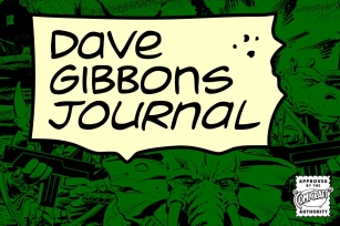 Dave Gibbons Journal Font Download