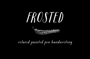 Frosted Font Download