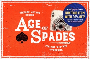 Ace of Spades • Win-Win Typeface Font Download