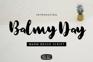 Balmy Day Brush Font Download