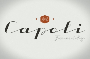 CA Capoli Family Font Download