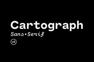 Cartograph CF: warm monospace font Font Download
