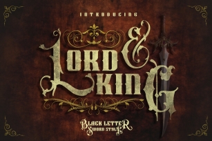 Lord  King + Ornament Font Download