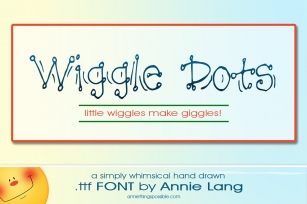 Annie's Wiggle Dots Font Download