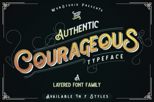 Courageous Typeface Font Download