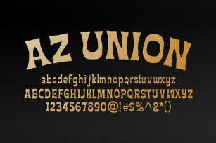AZ Union Font Download