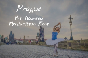 Prague: Handwritten Art Nouveau Font Download