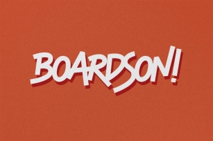 Boardson Type Font Download