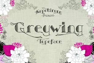 Greywing font Font Download