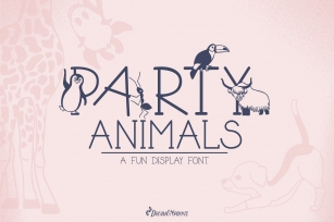 Party Animals Font Download