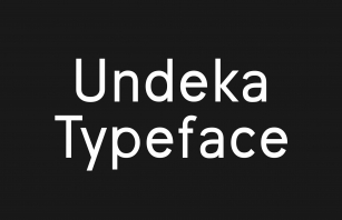 Undeka San Serif Font Download