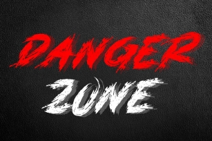 DANGER ZONE Font Download