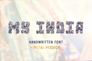 MY INDIA handwritten font Font Download