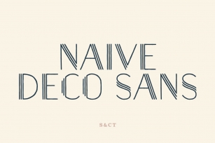 Naive Deco Sans Collection Font Download