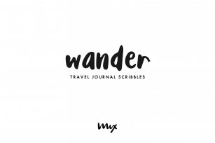 Wander — A Handwritten Font Download