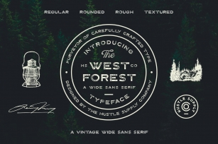 The West Forest [Intro Rate] Font Download