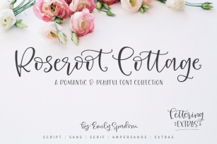 Roseroot Cottage Collection Font Download