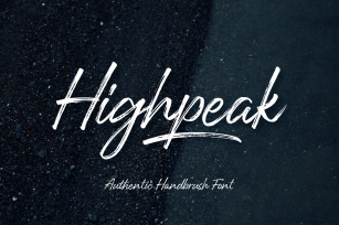 Highpeak Font Download