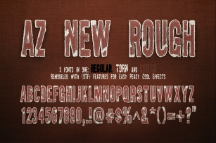 AZ New Rough Font Download