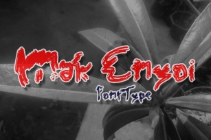 Mak Enyoi Font Download