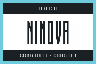 Ninova (Extended Cyrillic) Font Download