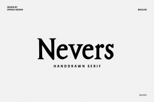 Nevers font Font Download