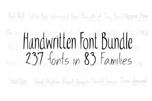 Handwritten Bundle Font Download