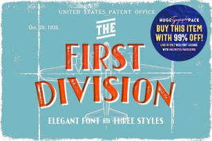 The First Division Font Download