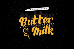 Butter  Milk Font Download