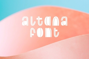 Decorative font. Altana letters Font Download