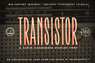 Transistor Font Download