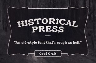 Historical Press font Font Download