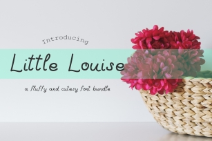 Little Louise, a cutesy font Font Download