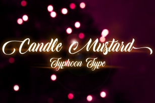 Candle Mustard font Font Download