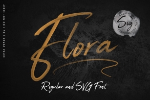 Flora Svg Font Download