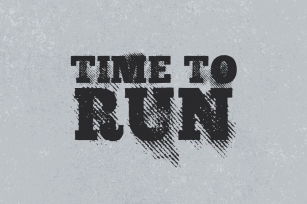 Time To Run Font Download