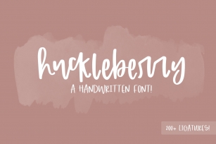 Huckleberry Font Download
