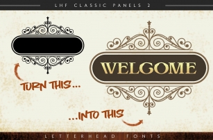LHF Classic Panels 2 Font Download