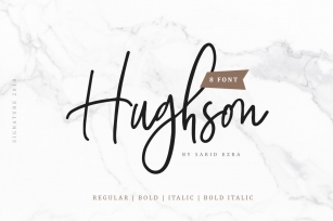 Hughson Script (8) Font Download