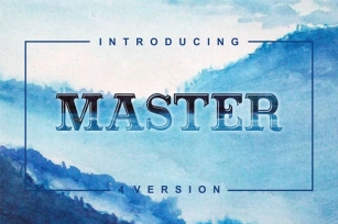 Masterpiece serif font in 4 versions Font Download