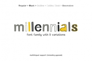 Millennials Family Font Download