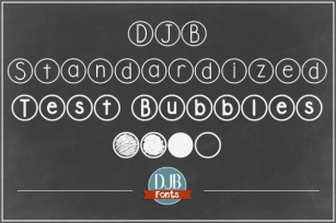 DJB Standardized Test Font Download